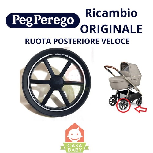 Ruota posteriore passeggino - posteriore,